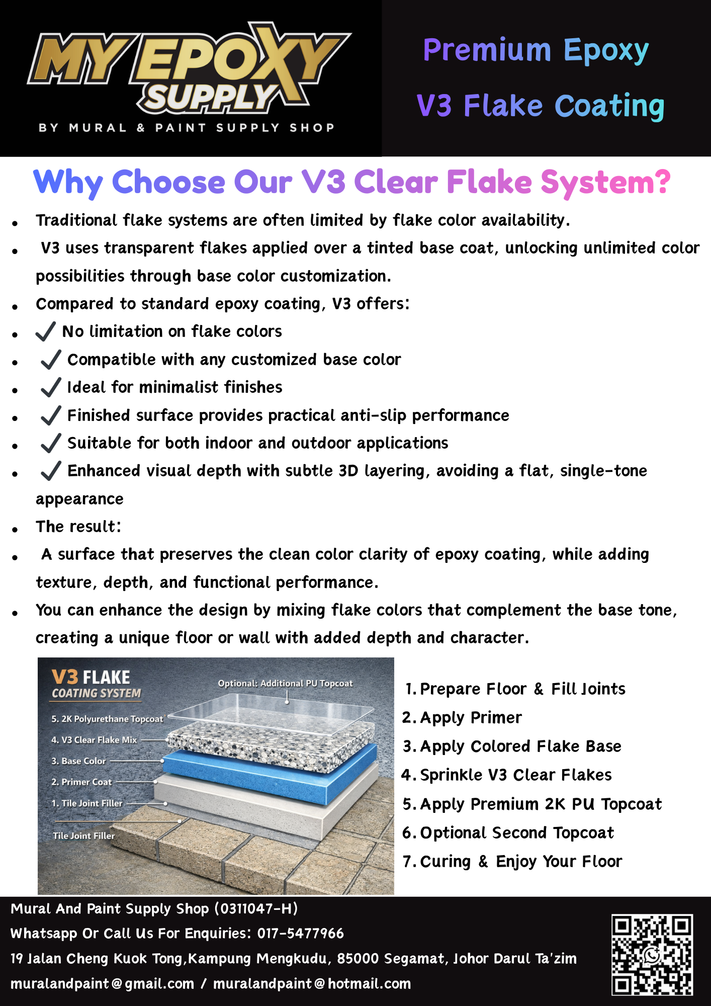 V3 Epoxy Clear Flake & Custom Tint Series DIY Sets