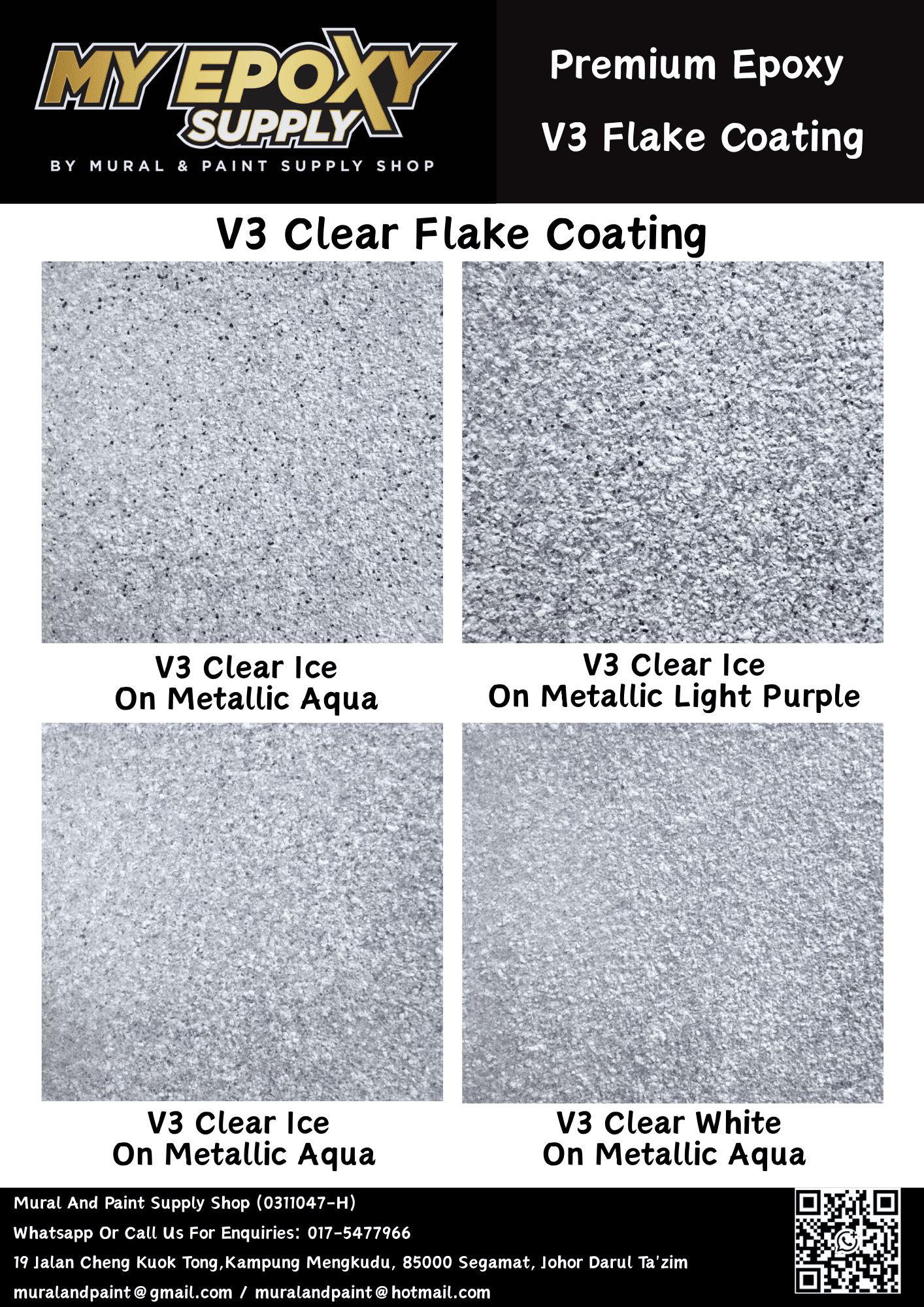 V3 Epoxy Clear Flake & Custom Tint Series DIY Sets