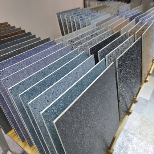 Mural And Paint Flake Coating Mini Sample Board V1–V4, Customizable Colors (Price per Piece)