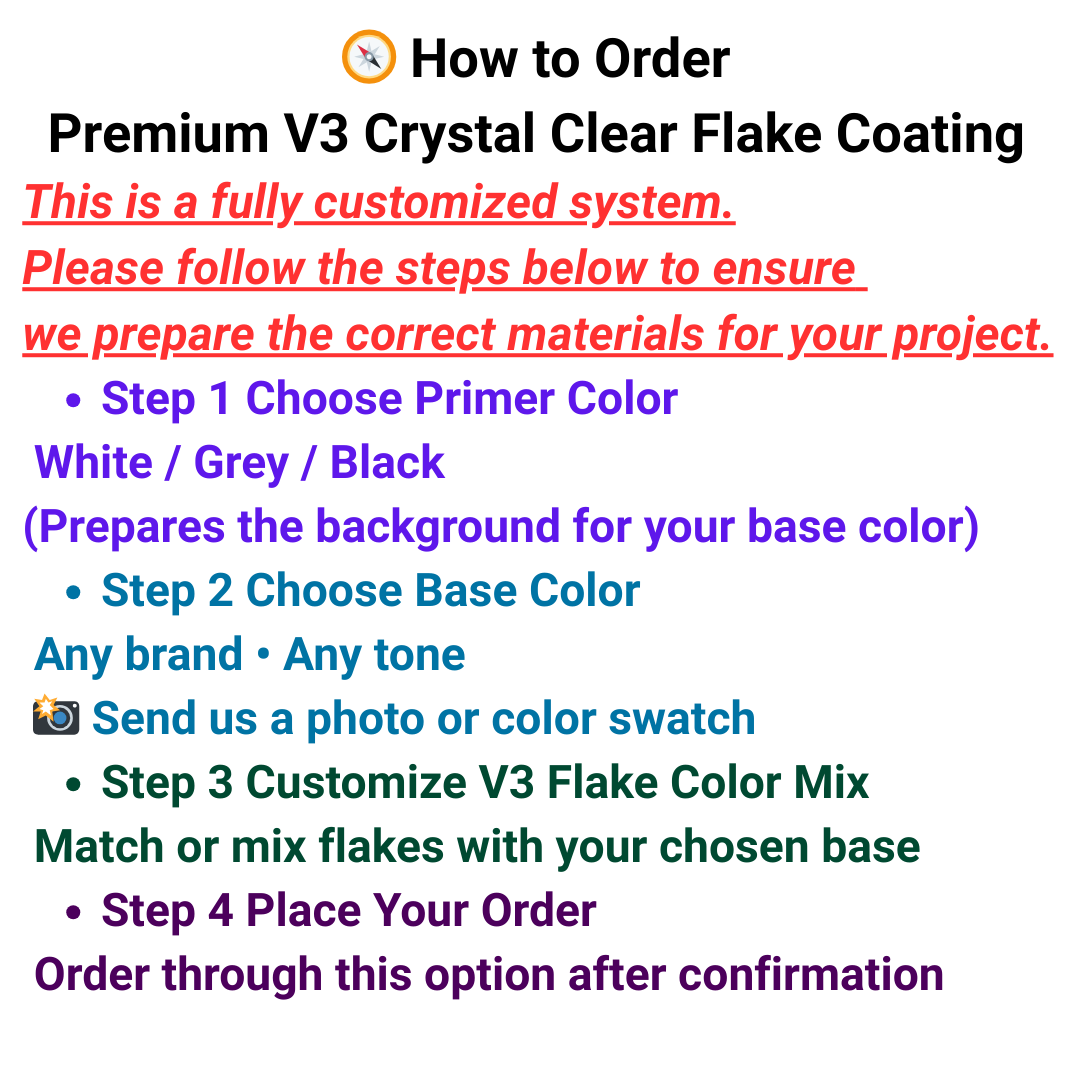 V3 Epoxy Clear Flake & Custom Tint Series DIY Sets