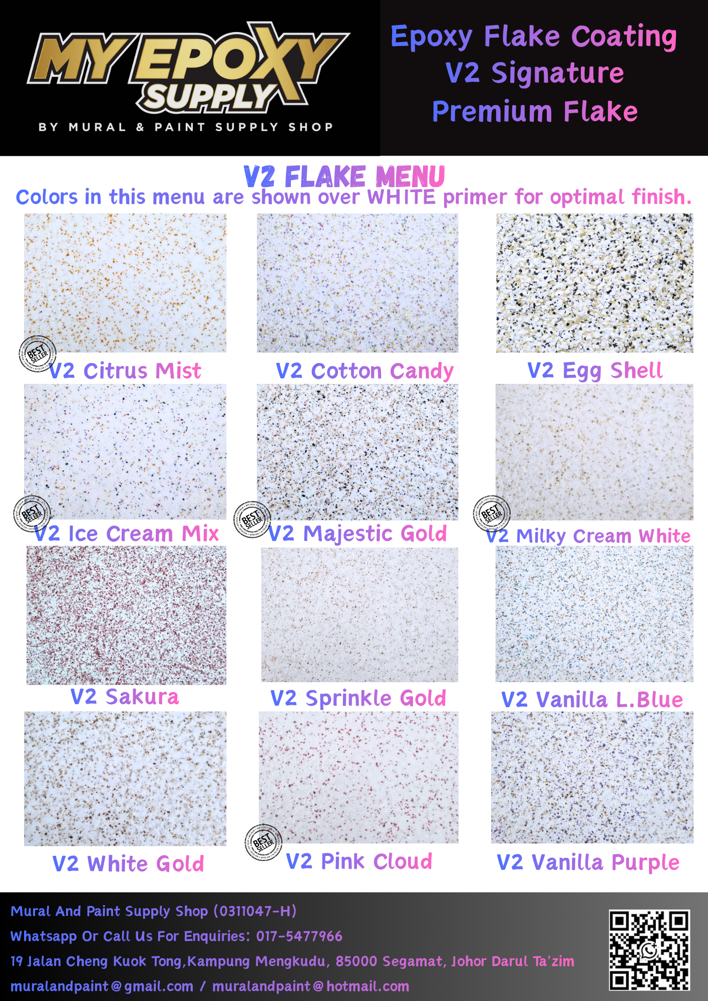 V2 Epoxy Flake DIY Sets – SnowFlake Series DIY Sets