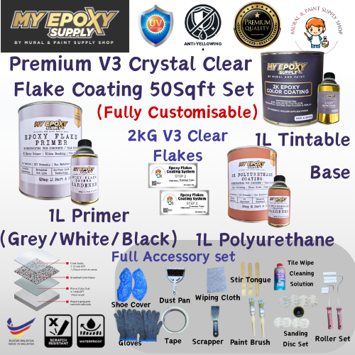V3 Epoxy Clear Flake & Custom Tint Series DIY Sets